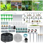 Kit d'irrigation Jardin diy, 40M+2M 154PCS Kit arrosage