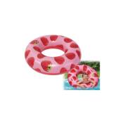 Gonflable pour enfants mer / piscine framboise donut