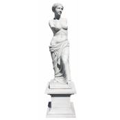 Anaparra - Statue Gretta Dame avec piédestal 42x42x206cm.
