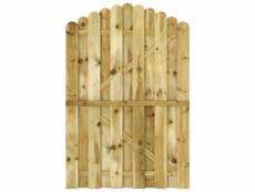 Vidaxl portail de jardin bois de pin imprégné 100x150