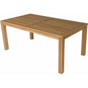 Table rectangulaire 180cm en teck JAVA