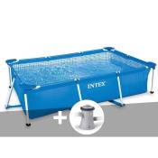 Kit piscine tubulaire rectangulaire Intex 2,60 x 1,60