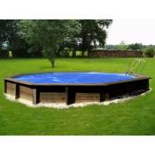 Couverture isotherme pour piscine ovale 500x300