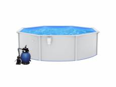 Vidaxl piscine avec pompe filtrante à sable 460x120