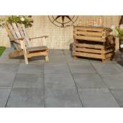 Classgarden - terrasse beton gris 6 m² - 12 dalles