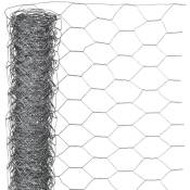 Nature - Grillage métallique hexagonal 1 x 10 m 40