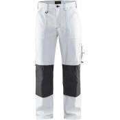 Blaklader - Pantalon de peintre 100% coton Blanc /