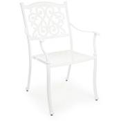 Iperbriko - Chaise d'extérieur blanche Ivrea avec