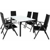 Salon de jardin aluminium »Bern« 1 table 6 chaises