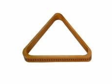 Triangle de billard en bois de pin décoré 2 1-4"
