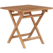 Table pliable de jardin 45x45x45 cm Bois de teck solide