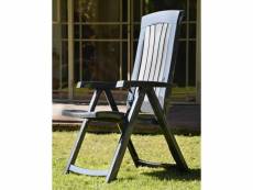 Keter chaises de jardin inclinables corsica 2 pcs gris