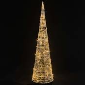Vidaxl - Cône lumineux décoratif pyramide led acrylique