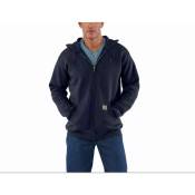 Sweatshirt CARHARTT Zip Hooded Bleu Marine T.M - K122-472-M