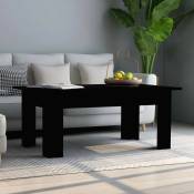 Vidaxl - Table basse Noir 100 x 60 x 42 cm Aggloméré