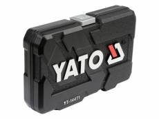 Yato kit d'outils de 38 pièces en métal noir yt-14471