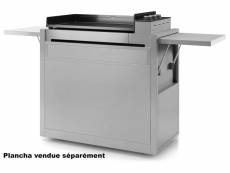 Forge adour - chariot pour plancha inox chpif751 -