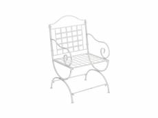 Chaise de jardin lotta , blanc antique