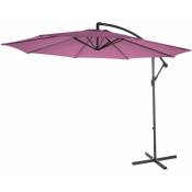 Parasol Acerra, parasol parasol, Ø 3m inclinable,
