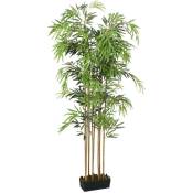 Bambou artificiel 1605 feuilles 180 cm vert - Vidaxl