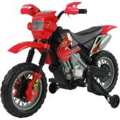 Moto cross électrique enfant 3 à 6 ans 6 V phares