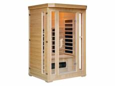 Cabine sauna infrarouge 2 places luxe