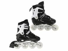 Patins à roulettes hombuy réglables noir s(27 ~ 32)