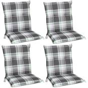 Beautissu - Set de 4 Matelas Coussin pour Chaise Fauteuil