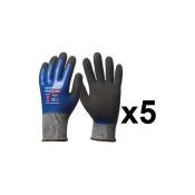 Euro Protection - 5 paires de gants hppe double enduction