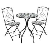 Iperbriko - Set de table plus 2 chaises Modica