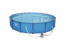 Bestway piscine tubulaire steel pro max ronde 427cm