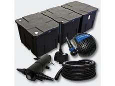 Kit:filtration de bassin 90000l stérilisateur pompe