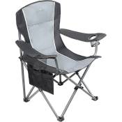 Chaise de camping pliable avec porte-gobelets, chaise