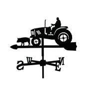 Outils Et Nature - Girouette Fermier sur son Tracteur