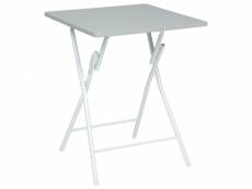 Table pliante 75cm "basic" gris