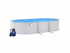 Vidaxl piscine avec pompe filtrante à sable 610x360x120