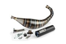 Pot d'chappement Stage6 R/T 80 - 90 Derbi Bleu / Noir