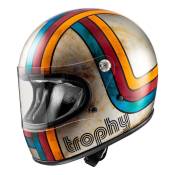 Casque intégral Premier Trophy Platinium EX77 BM gris/jaune/rouge/ble