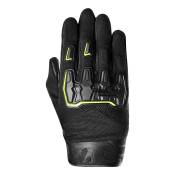 Gants cuir/textile Furygan Shade noir/jaune- XL