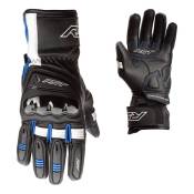 Gant moto cuir RST Pilot noir/bleu/blanc- S