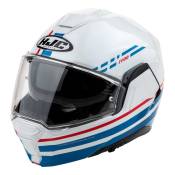 Casque modulable HJC i100 Sysma MC21 bleu/blanc/rouge brillant- L
