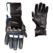 Gant moto cuir RST Pilot noir/bleu/blanc- L
