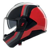 Casque modulable Nolan N120-1 Lineo 351 rouge/noir/gris- 2XL
