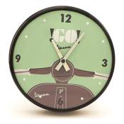 Horloge murale Vespa Go Ø230mm bleu/vert