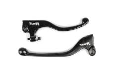 Leviers de frein / embrayage type J.Juan noir Derbi