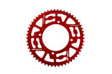 Couronne 53 dents - 428 Doppler alu CNC Rouge Beta