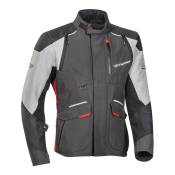 Veste textile Ixon Balder noir/gris/rouge- XL