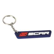 Porte-clefs Scar bleu/rouge/blanc