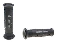 Poignes Domino A250 on-road extrmits ouvertes noir / gris