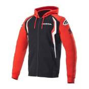 Sweat à capuche zippé Alpinestars/Honda rouge/noir- 3XL